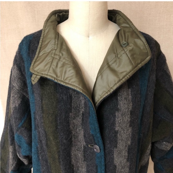 Claude Harvey Reversible Trench Winter Coat - Picture 8 of 14